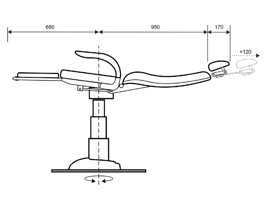 NEW ARMCHAIR OTO P/V O. A. L. - colour on request