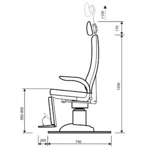 NEW ARMCHAIR OTO P/V O. A. L. - green Melbourne