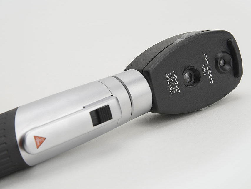 OPHTALMOSCOPE HEINE MINI 3000 LED - rechargeable handle - black