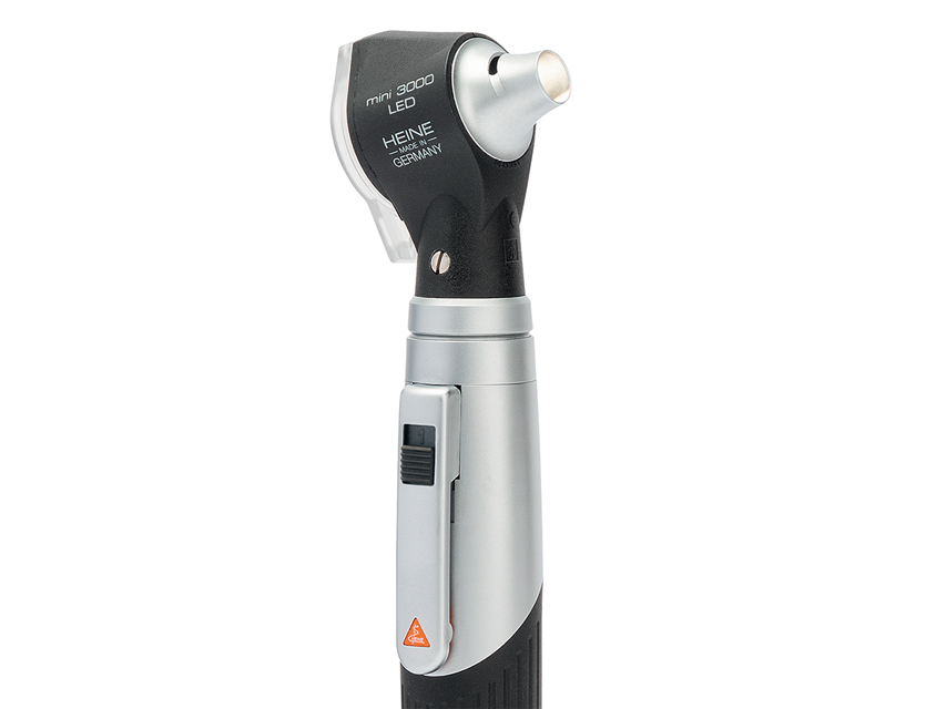 OTOSCOPE HEINE MINI 3000 LED DIRECT avec spéculums réutilisables et étui - noir - D-856.20.021