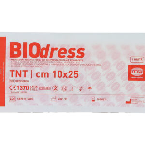 DRESSING NON-WOVEN ADHESIVE STERILE 10x25 cm