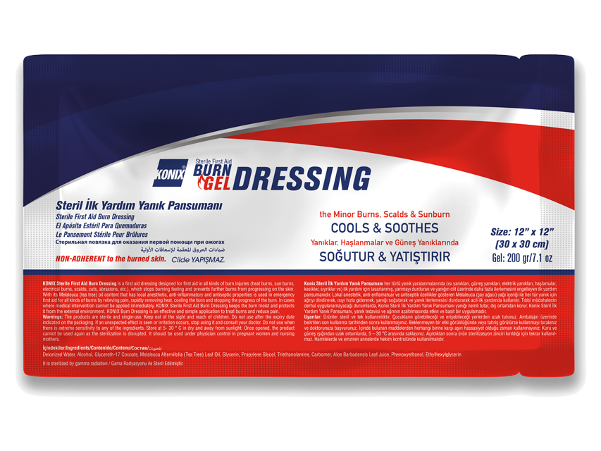 PANSEMENT POUR BRÛLURE 30x30 cm - stérile