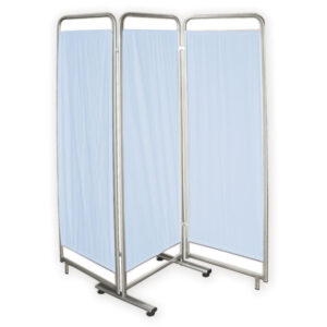 PARAVENT 3 PANNEAUX - Trévira bleu clair