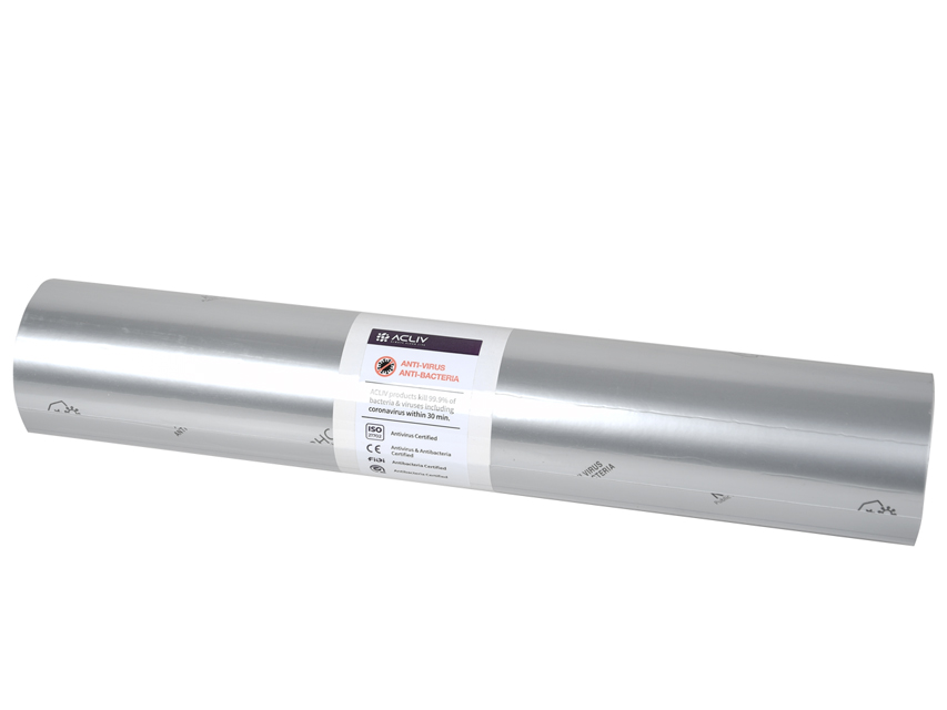 PELLICULE ANTIMICROBIENNE ADHÉSIVE 200 Mic - rouleau 5 m x 400 mm
