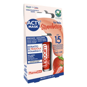 PHARMADOCT BAUME POUR LÈVRES FRAISE - caisse de 12 boîtes