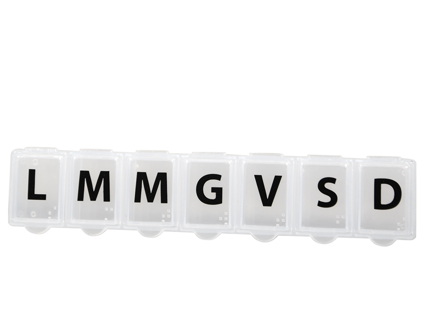 WEEKLY PILULIER - white - blister - italian