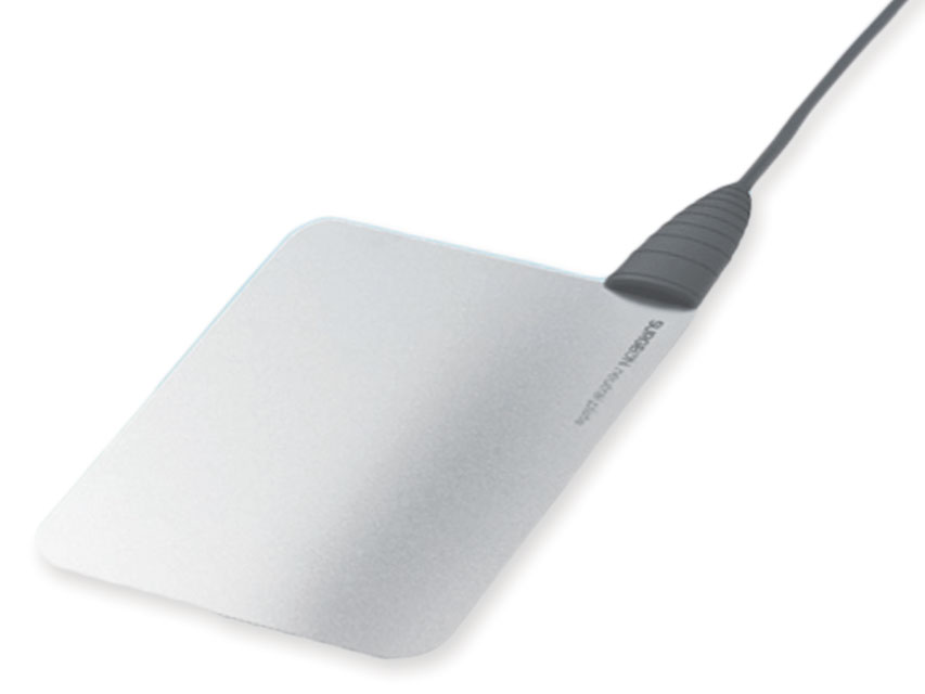 NEUTRAL PLATE SURGICAL 16x12 cm with cable