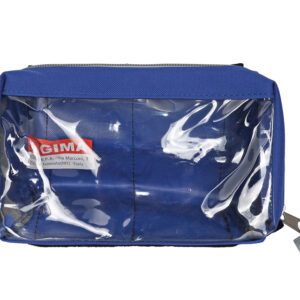 POCHETTE RETANGULAIRE E1 avec fenêtre et poignée - bleue