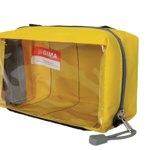 POCHETTE RETANGULAIRE E1 avec fenêtre et poignée - jaune