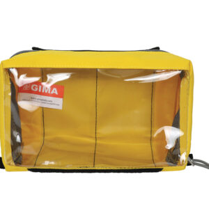 POCHETTE RETANGULAIRE E1 avec fenêtre et poignée - jaune