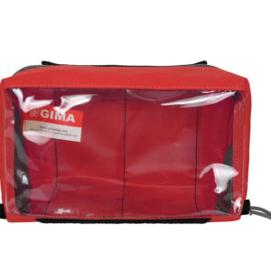 POCHETTE RETANGULAIRE E1 avec fenêtre et poignée - rouge