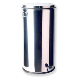 BIN 70 litre pedal - steel stainless steel