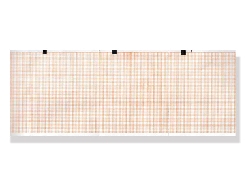 Paper thermal ECG 114x90mm x200f package - green grid