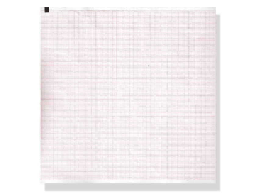 Papier thermique ECG 210x280mm x215f paquet - grille orange