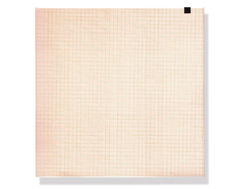 Papier thermique ECG 210x295mm x150f paquet - grille orange
