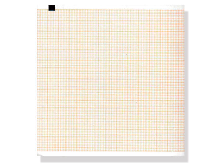 Papier thermique ECG 210x300mm x200f paquet - grille orange