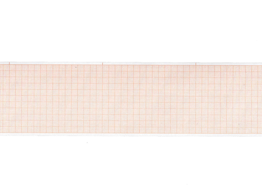 Papier thermique ECG 60x30 mm x m rouleau - grille orange