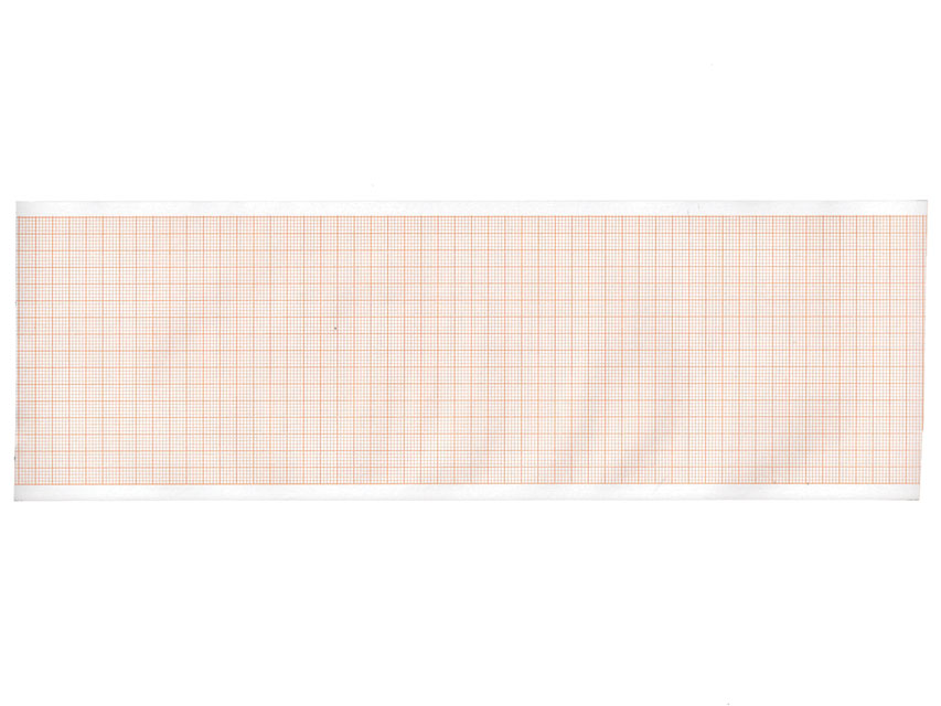 Papier thermique ECG 90x28 mm x m rouleau - grille orange