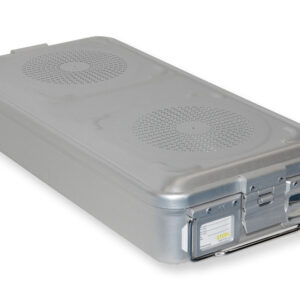 CONTAINER WITH FILTER large h 100 mm - grey