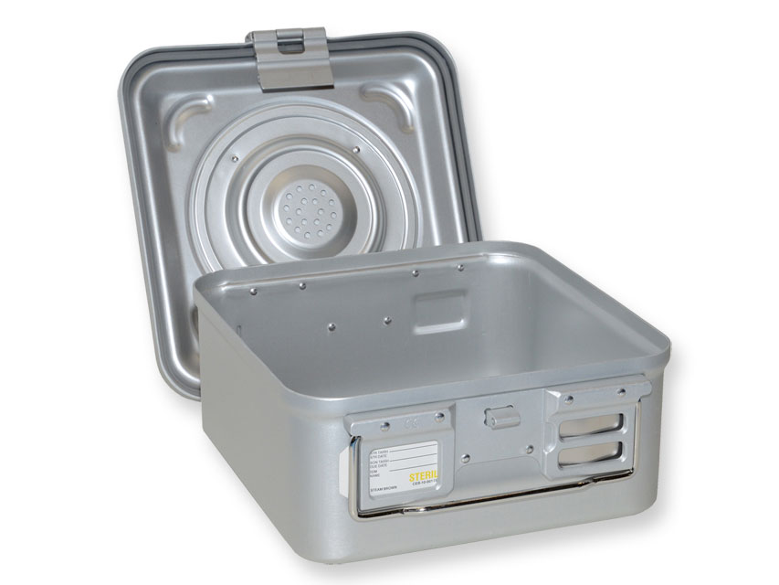 RÉCIPIENT ÉTANCHE AVEC VALVE petit h 135 mm - gris