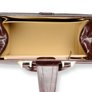 SAC MÉDICAL "VALIGETTA CUIR PLEINE FLEUR" - marron