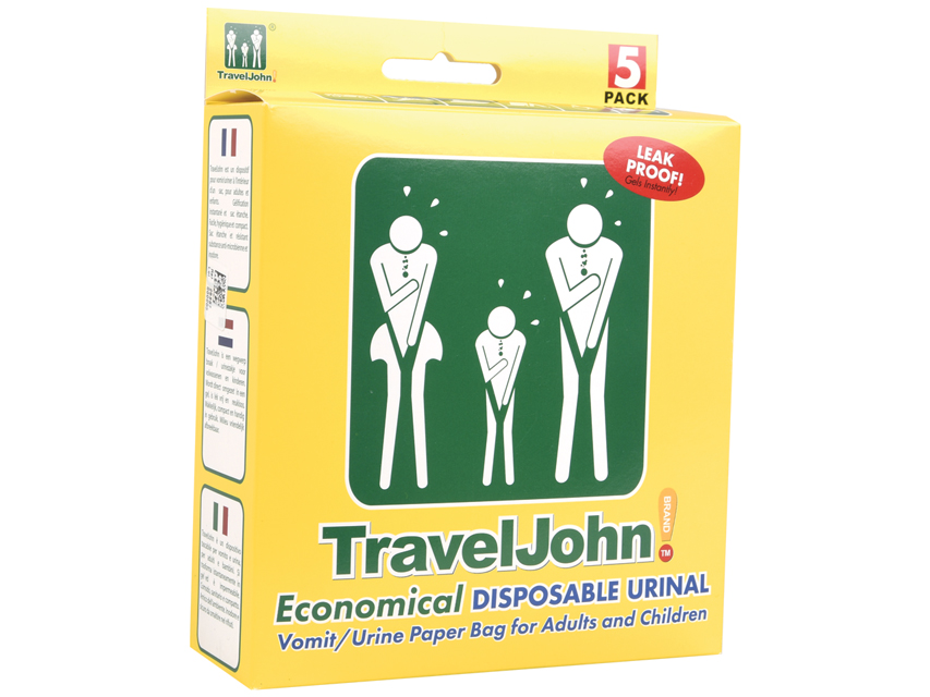 TRAVELJOHN 800cc JETABLE VOMITING BAG