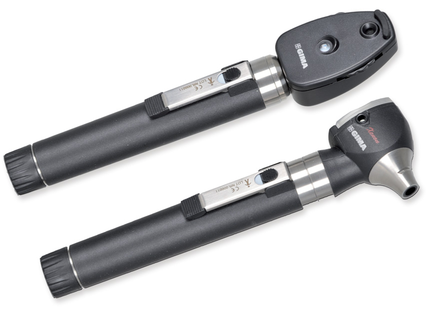 SET OTO-OPHTALMOSCOPE LED À F.O. SIGMA avec 2 poignées rechargeables - mallette
