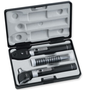 SET OTO-OPHTALMOSCOPE LED À F.O. SIGMA avec 2 poignées rechargeables - mallette