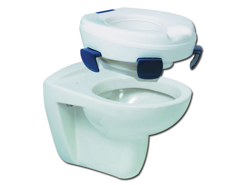 RAISED TOILET SEAT CLIPPER - h 11 cm