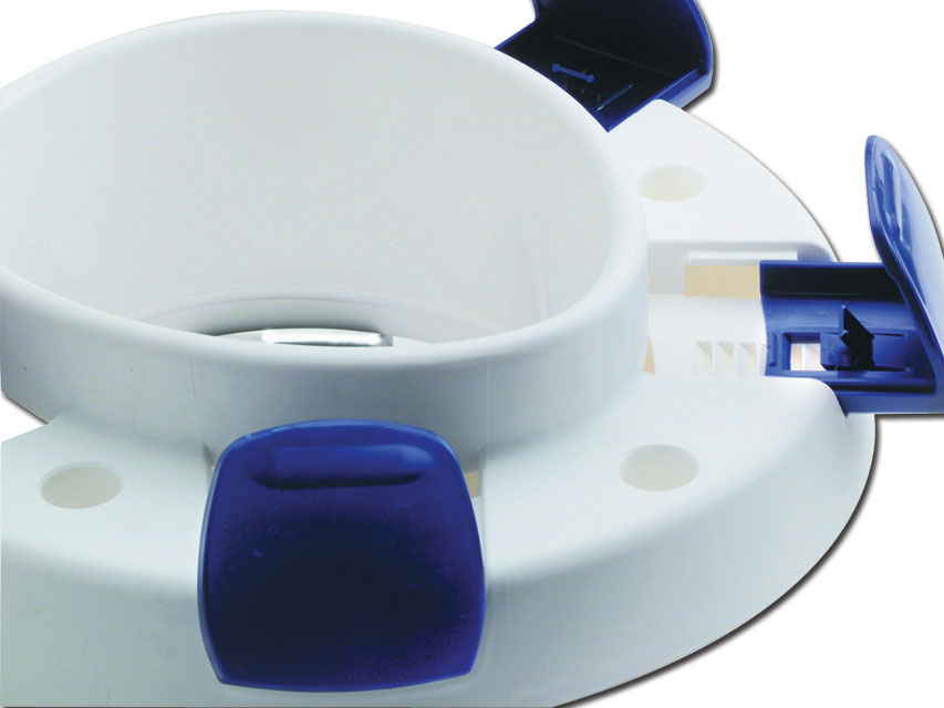 RAISED TOILET SEAT CLIPPER - h 11 cm
