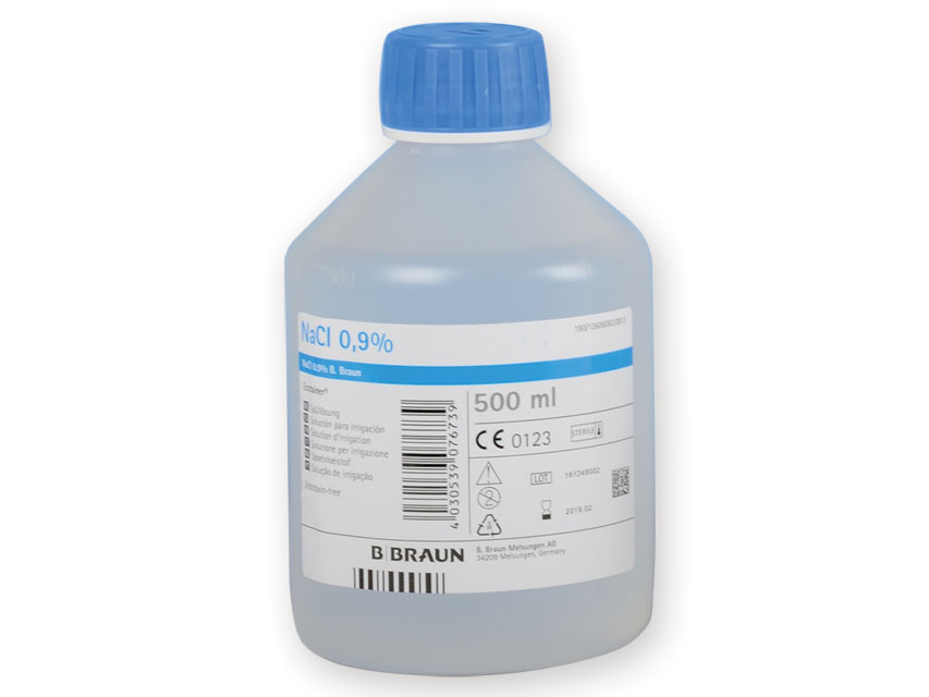 IRRIGATION SOLUTION STERILE B-BRAUN ECOTAINER - 500 ml