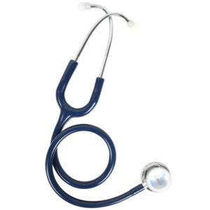 EVOLVE DOUBLE HEAD STETHOSCOPE - glossy head - navy blue Y