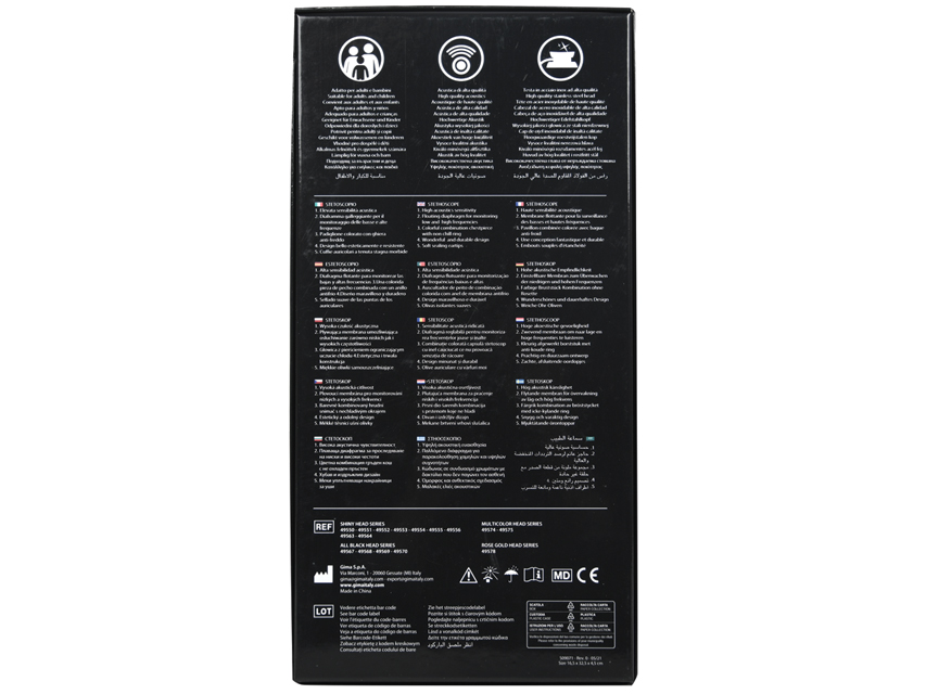 STÉTHOSCOPE DOUBLE TÊTE EVOLVE - tête brillante - Y turqouise