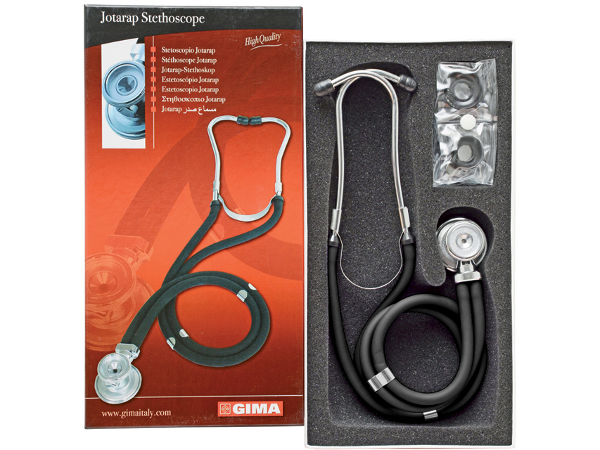 STÉTHOSCOPE JOTARAP À TÊTE DOUBLE - Y noir