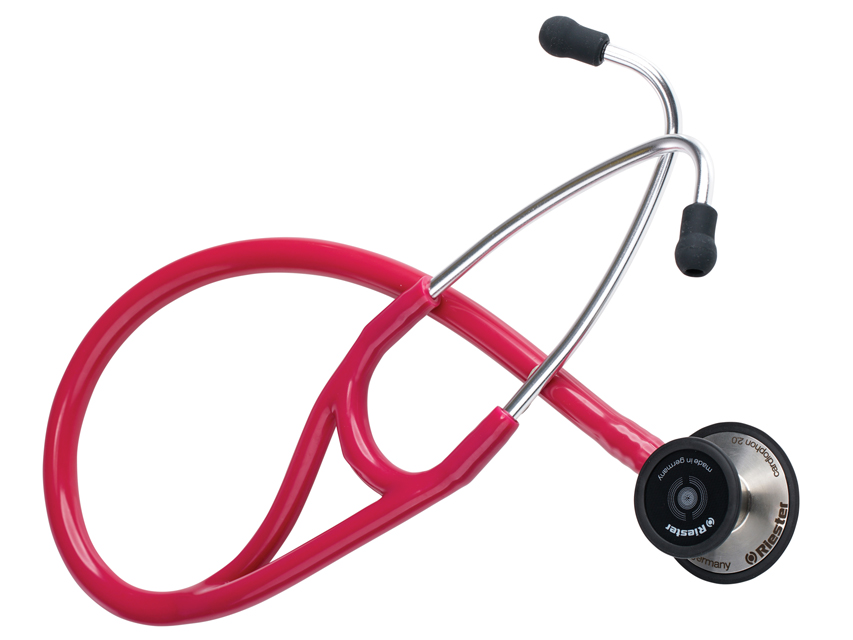 STÉTHOSCOPE RIESTER CARDIOPHON 2.0 EN ACIER INOX - bordeaux - 4240-04