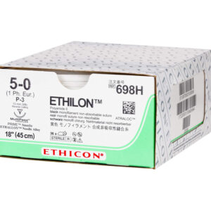SUTURES, MONOFILAMENT ETHICON ETHILON - capacity 5/0-needle 13 mm