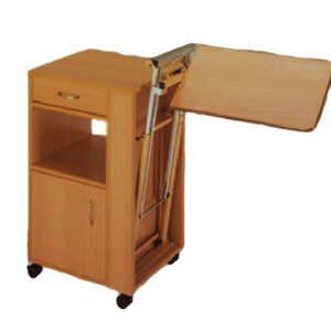 TABLE DE CHEVET EN BOIS plateau hauteur reglable pour 27672/3