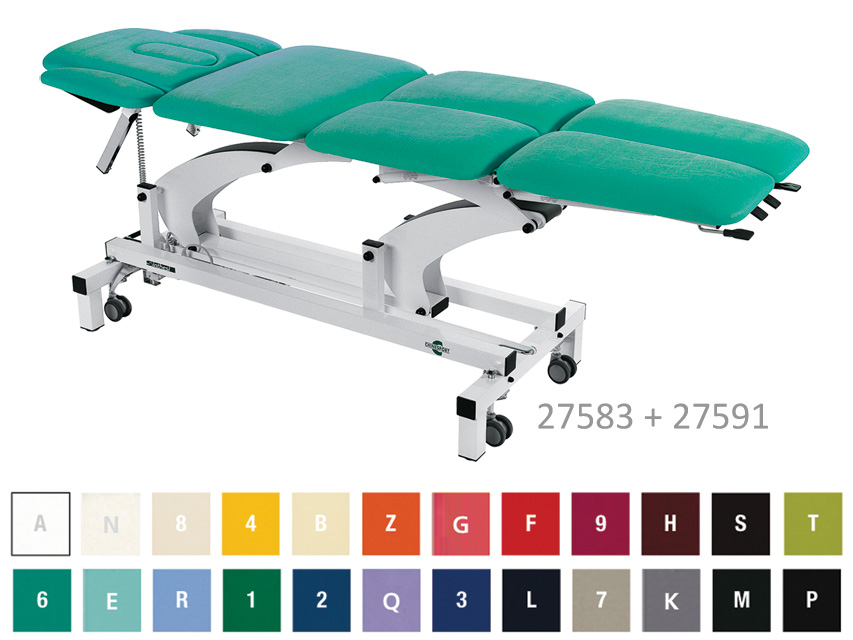 TABLE SINTHESI MITO electric with armrests and foot switch - the colour of your choice