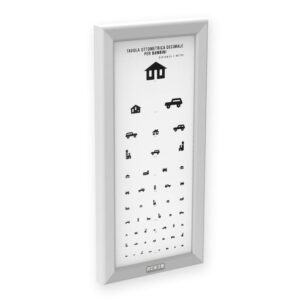 TABLEAU OPTOMETRIQUE ULTRA-FIN LED - Enfants