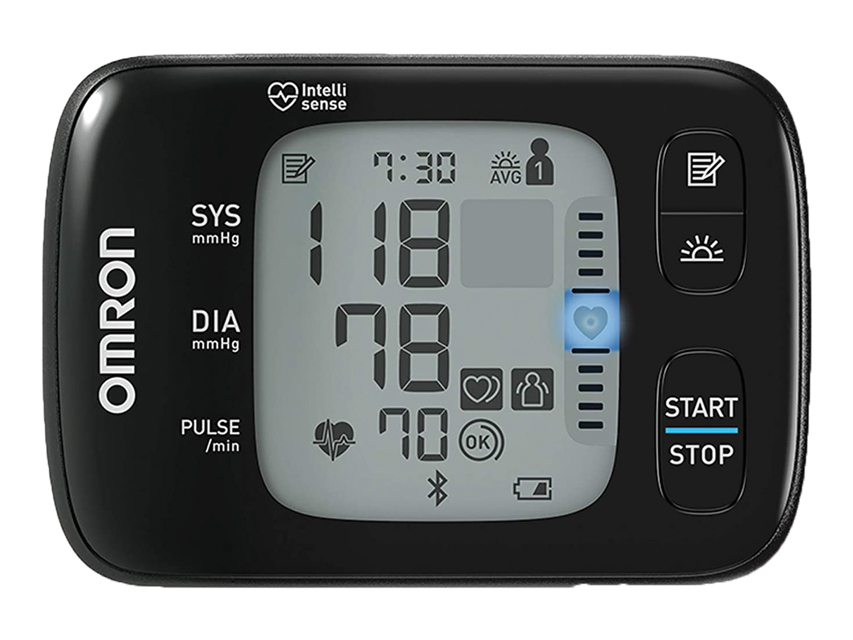 OMRON RS7 INTELLI IT HEM-6232T-E WRIST BLOOD PRESSURE MONITOR