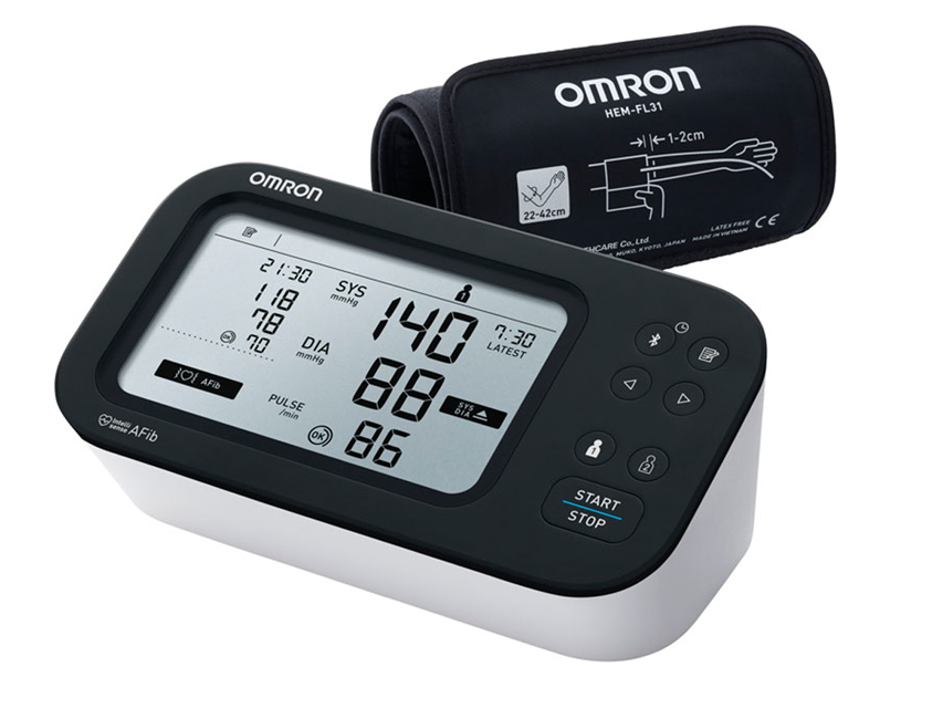 DIGITAL BLOOD PRESSURE MONITOR OMRON M7 INTELLI IT AFIB HEM-7380T1-EBK