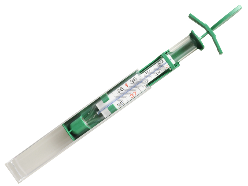 GIMA ECOLOGICAL THERMOMETER with magnifier and reset tool