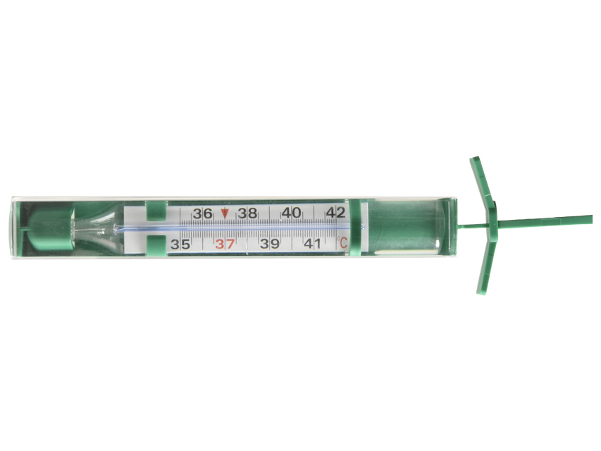 GIMA ECOLOGICAL THERMOMETER with magnifier and reset tool