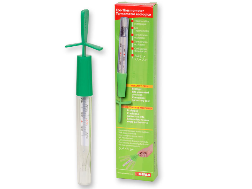 GIMA ECOLOGICAL THERMOMETER with reset tool