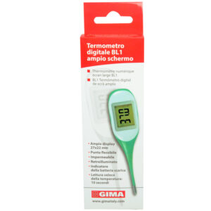 THERMOMÈTRE NUMÉRIQUE GIMA BL1 Á LARGE ÉCRAN °C - boîte