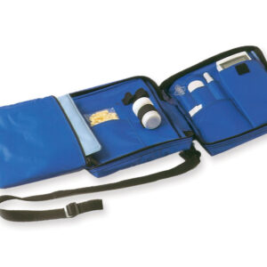 TROUSSE POUR DIABÉTIQUE vide - nylon bleu