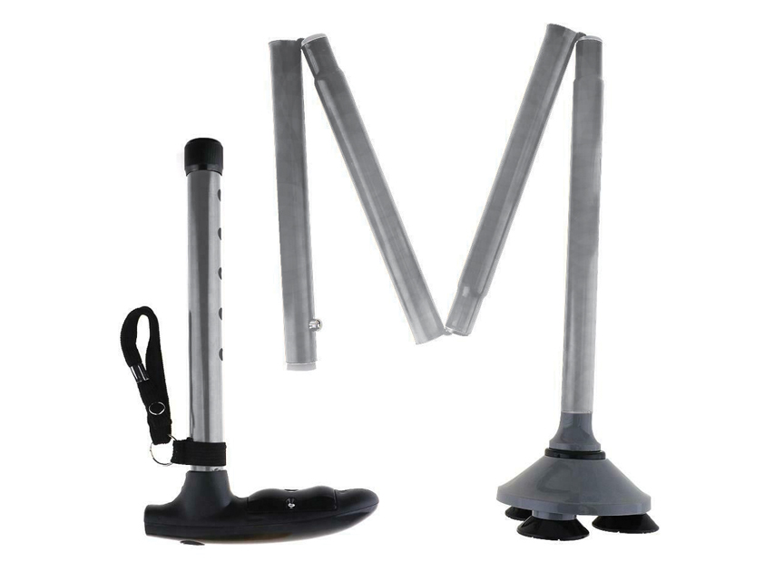 TRUSTY CANE avec lumière LED - argent