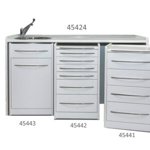 UNITÉ MOBILE GE419 6 tiroirs 49 cm - blanche