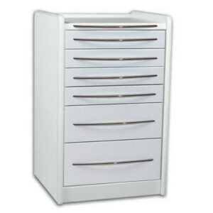 UNITÉ MOBILE GE419 6 tiroirs 49 cm - blanche