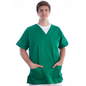 VESTE - coton/polyester - unisexe XS verte